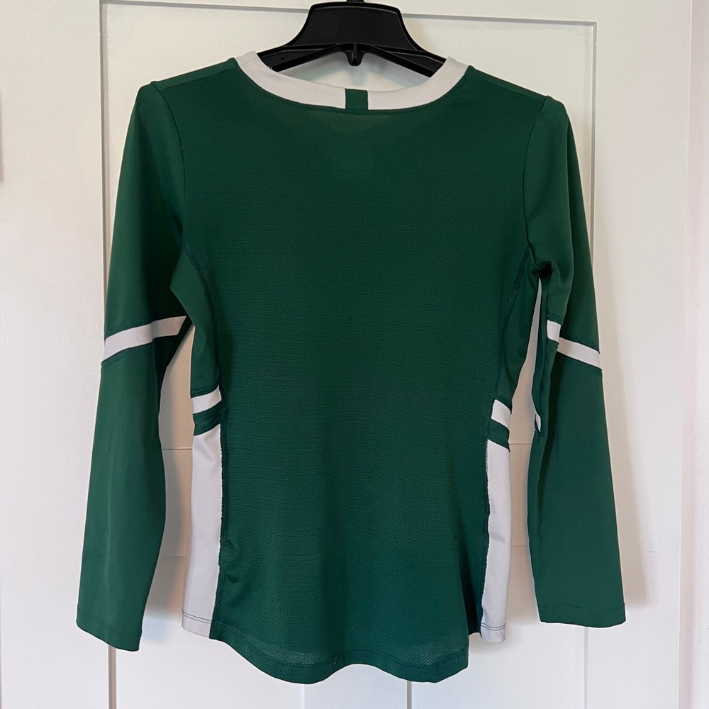 Nike Green & White Long Sleeve Athletic Jersey Size Large (b2) - Picture 2 of 6